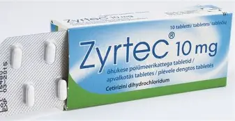 ZYRTEC 10 MG F.C 10 TAB