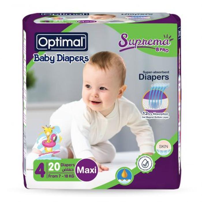 OPTIMAL DIAPER NO4 7-18 KG 20 PCS OPB 1704