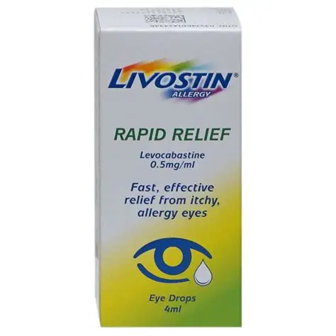 LIVOSTIN EYE DROPS 0.5MG/ML