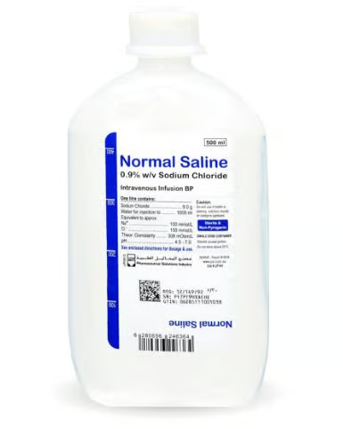 NORMAL SALINE 0.9 % I.V. INFUSION 500 ML PSI