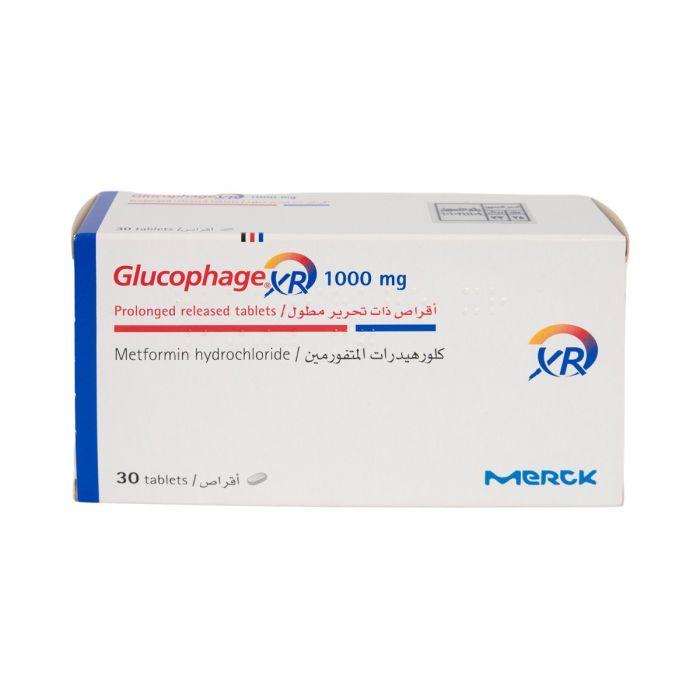 GLUCOPHAG XR 1000 MG 30 TAB