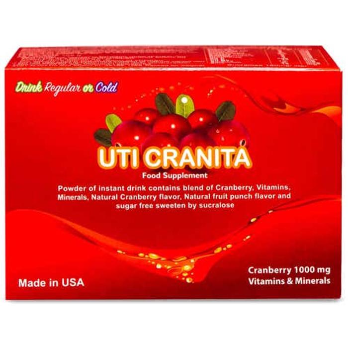 UTI CRANITA NATURAL CRANBERRY FLAVOR 15 PACKETS