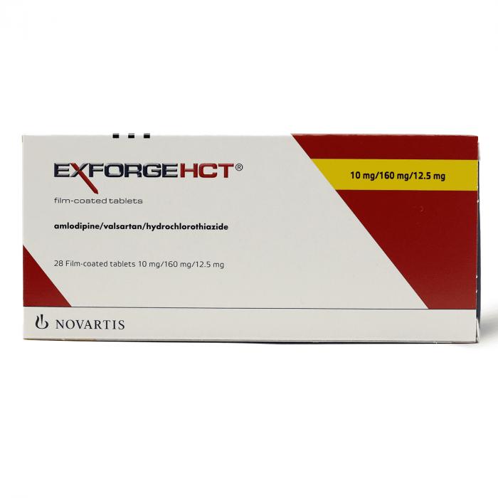 EXFORGE HCT 10 MG/160 MG / 12.5 MG 28 TABLETS