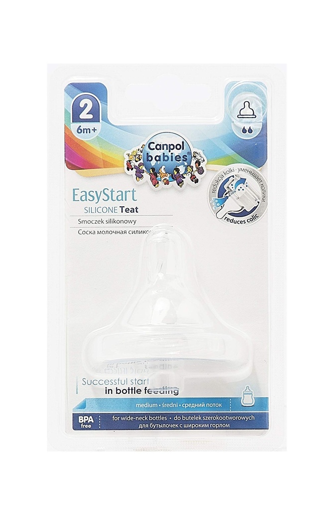 CANPOL EASYSTART WIDE NECK MEDIUM 1 PCS 021/721
