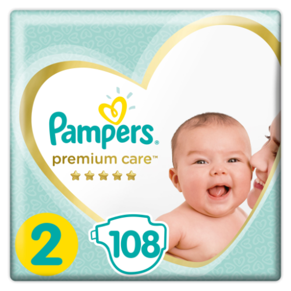 PAMPERS PREMIUM CARE NO2 SMALL 2 X 108 1 Pack