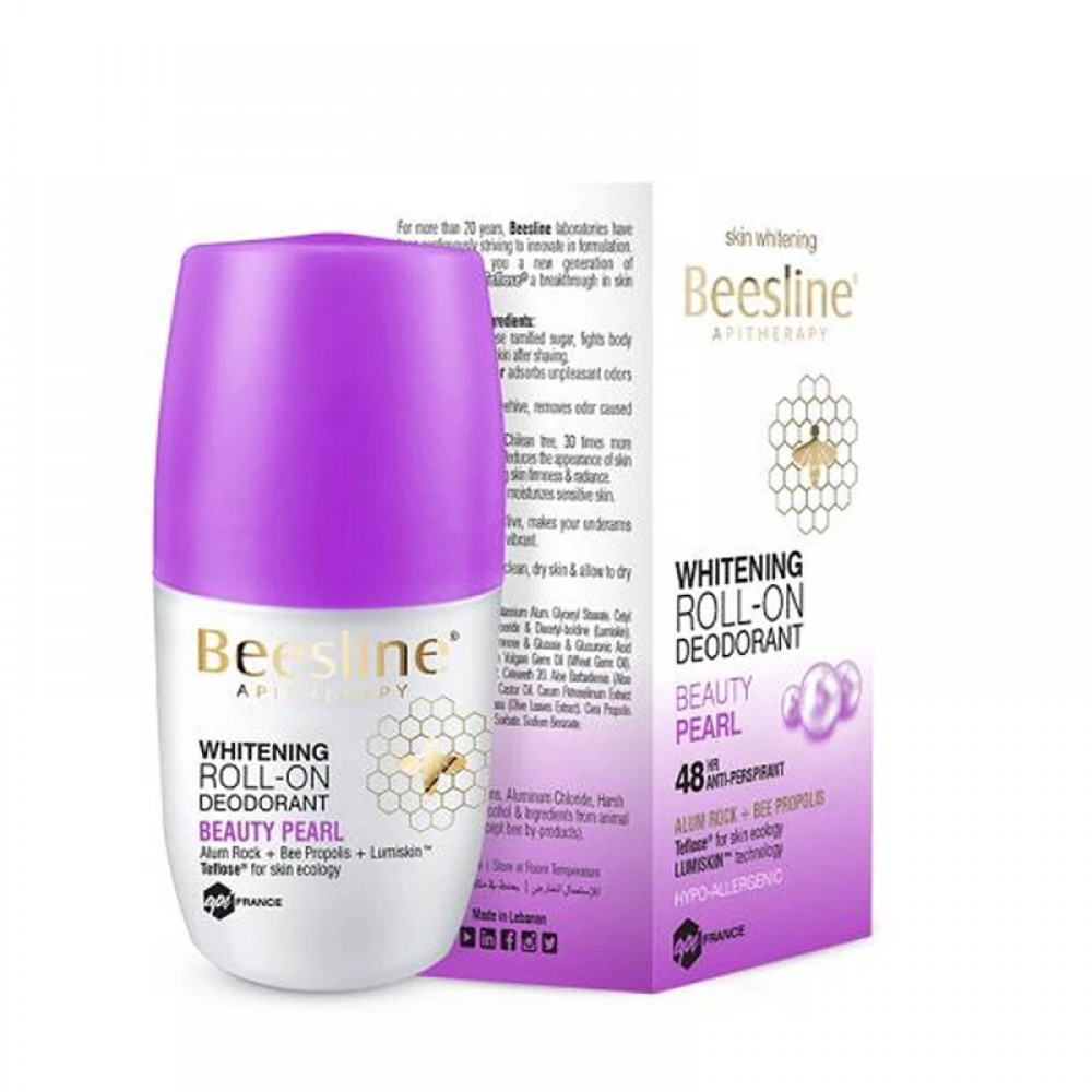 BEESLINE WHITENING DEODRANT ROLL BEAUTY PEARL 50