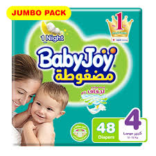 BABY JOY JUMBO NO4 LARGE 3 X 48 1 Pack