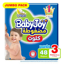 BABY JOY CULOTTE JUMBO BOY AND GIRLS NO 3 MEDIUM 3 X 48
