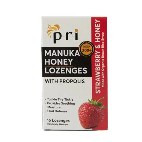 MANUKA HONEY LOZENGES WITH STRAWBERRY