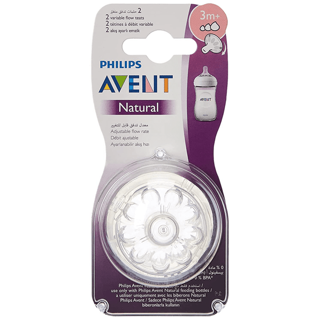 Philips Avent NATURAL 045/27 NIPPLE 3M+