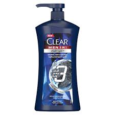 CLEAR MEN SHAMPOO 3IN1 CHARCOAL 900 ML