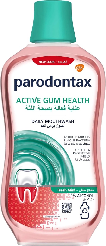 PARODONTAX ACTIVE GUM HEALTH M/W 500ML