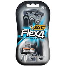 BIC FLEX 4 RAZOR 3 + 1 FREE