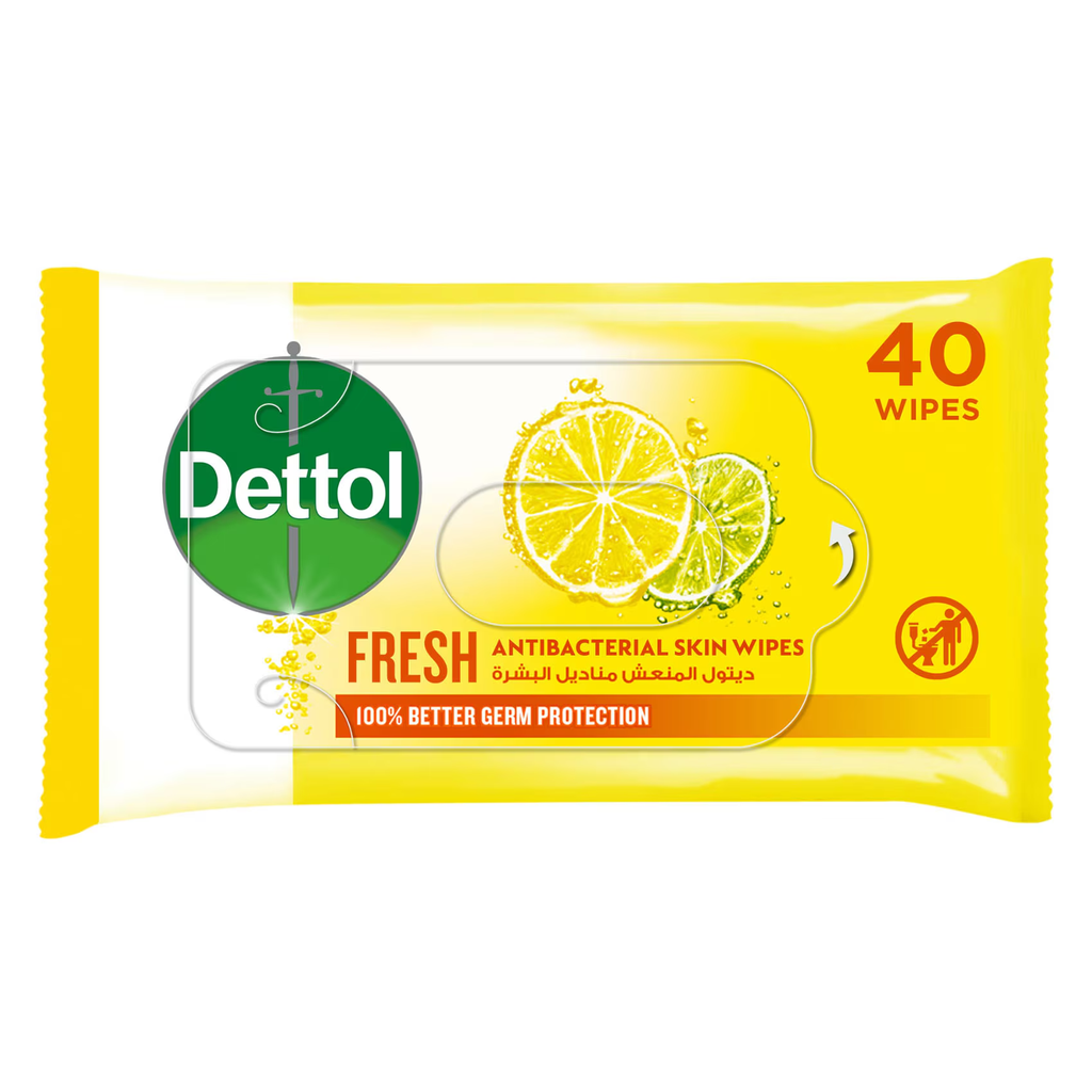 DETTOL WIPS FRESH 40 WIPES
