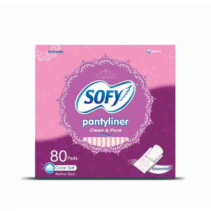 SOFY PANTYLINER UNSCENTED 5 X 80 PCS