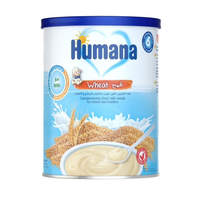 HUMANA MILK CEREAL WHEAT 400GM