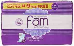 FAM FOLDED WITH WINGS SUPER 6 X 9+41(50) PAD
