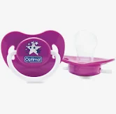 OPTIMAL ORTHODONTIC SILICONE PACIFIER 0-6M OPB 0108 W