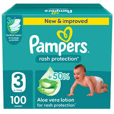 PAMPERS NO 3 MEDIUM 1 X 100(102) BOX