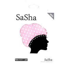 SASHA SHOWER CAP BIG WHITE 10*10