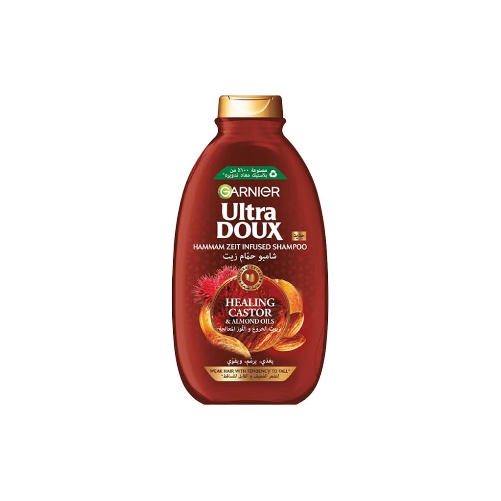GARNIER HEALING CASTOR  And ALMOND OIL SHAMPO 200 ML