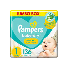 PAMPERS NO1 NEW BORN 1 X 136 BOX