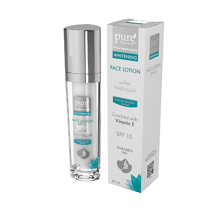 PURE BEAUTY WHITENING FACE LOTION SPF 15 50 GM