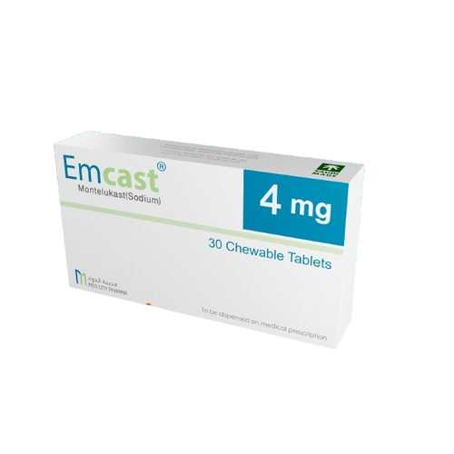 EMCAST 4 MG 30 CHEWABLE TAB