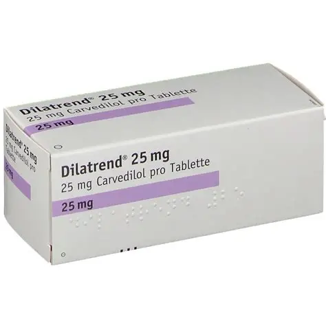 DILATREND 25 MG 30 TAB