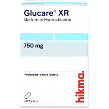 GLUCARE XR 750 MG 60 TAB