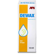 DEWAX 5MG/ML OTIC DROPS 10 ML