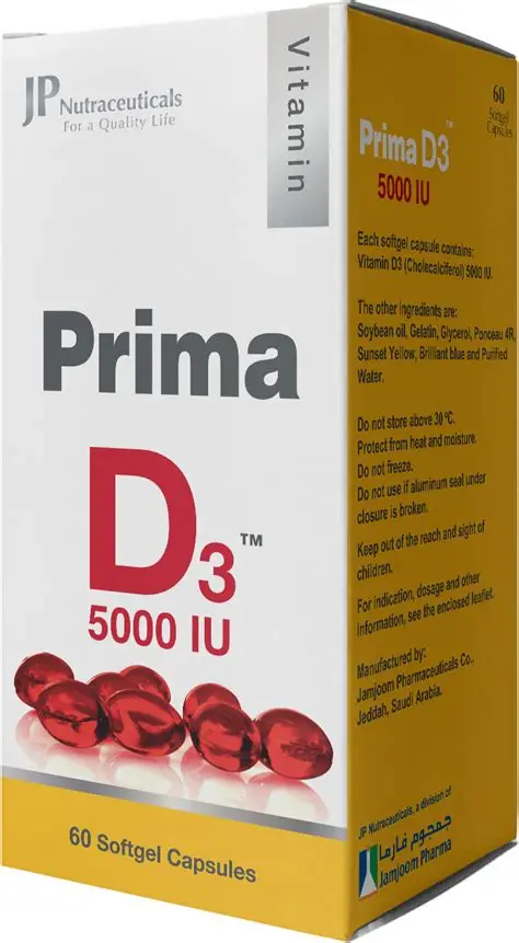PRIMA D3 5000 IU 60 SOFTGEL CAPS
