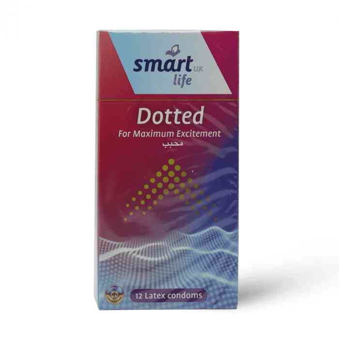 SMART DOTTED CONDOMS 12 LATEX