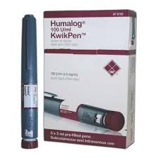 HUMALOG KWIK PEN 100 I.U 5 PENS