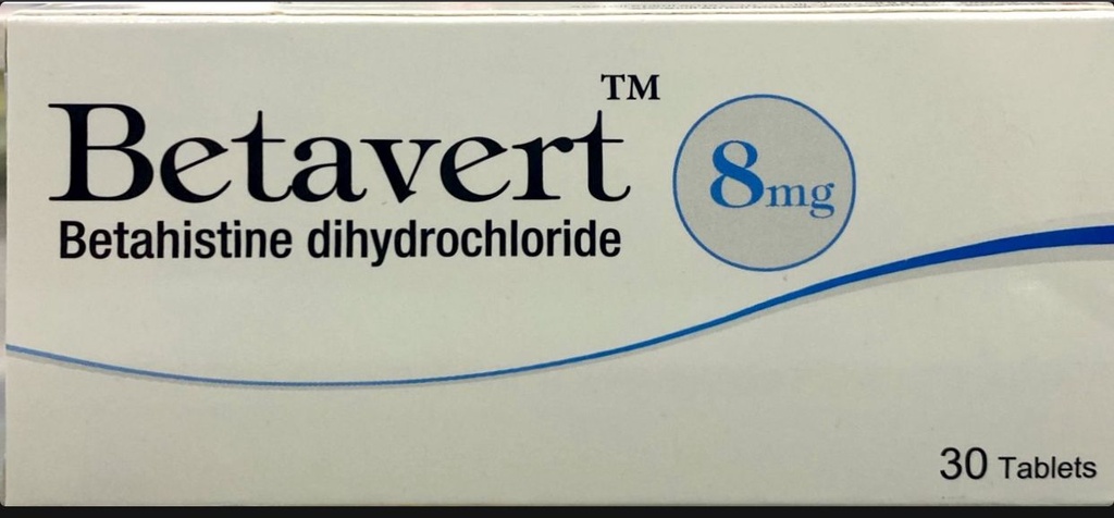BETAVERT 8 MG 30 TAB