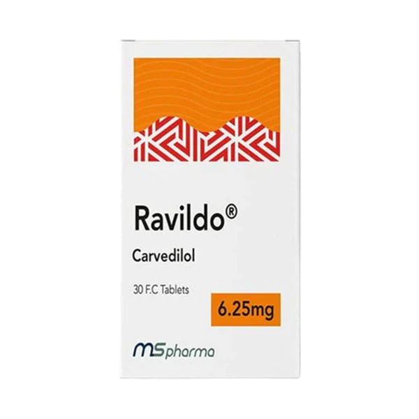 RAVILDO 6.25 MG 30 F.C TAB