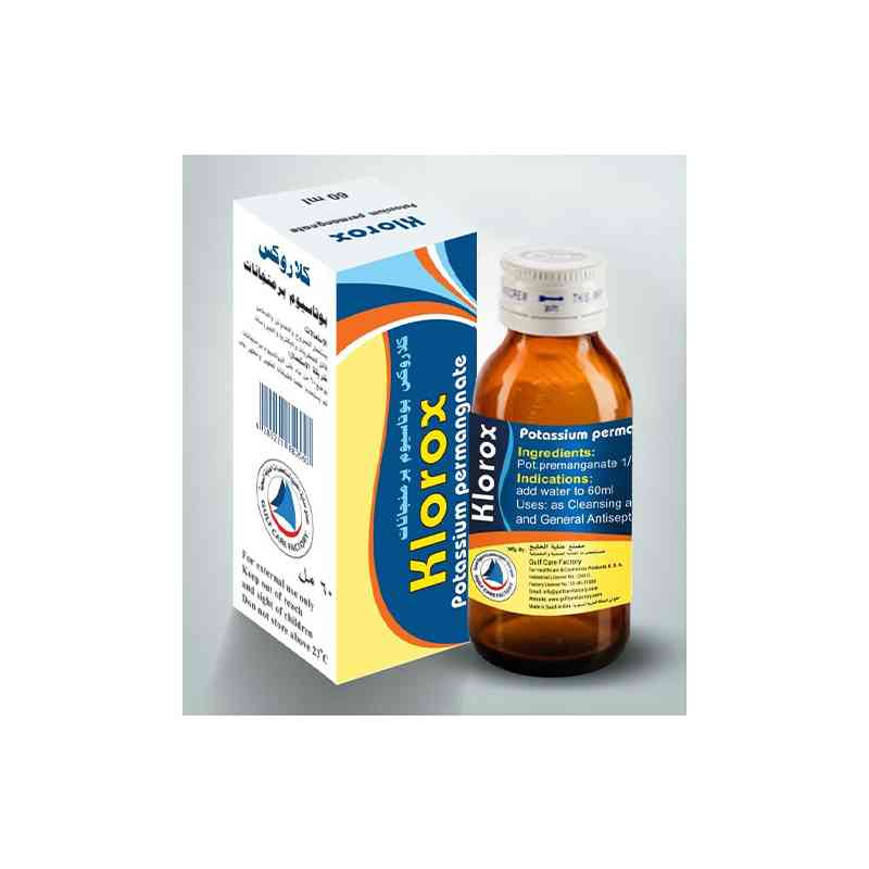KLAROX POTASSUM PERMANGANATE 60 ML