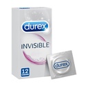 DUREX INVISIBLE EXTRA LUBRICATED 12 CONDOM 