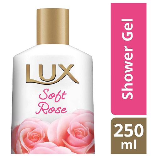 LUX SHOWER GEL SOFT ROSE 250ML