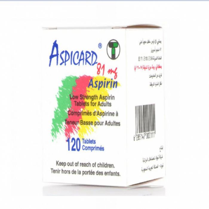ASPICARD 81 MG 120 TAB
